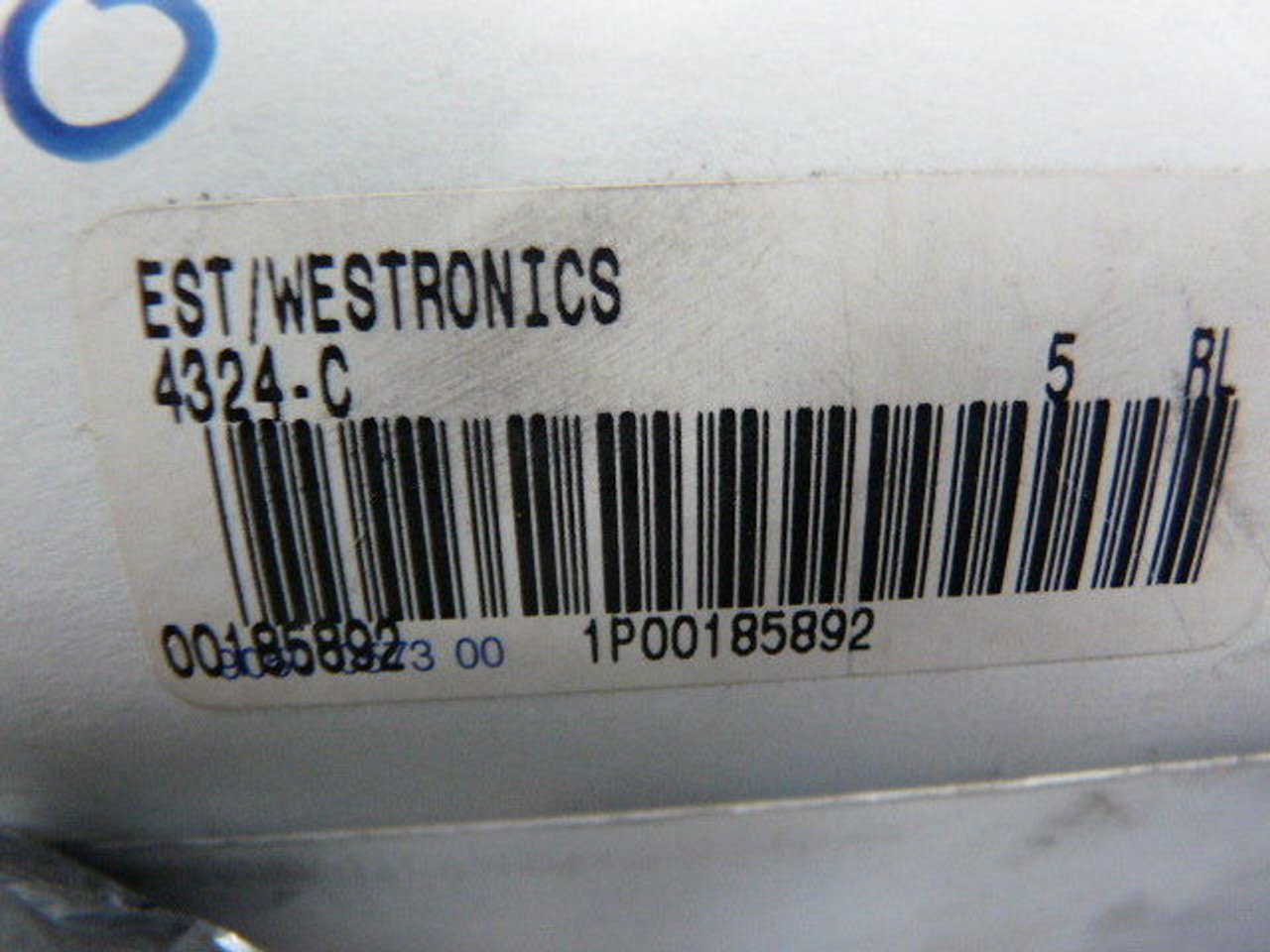 Westronics 4324-C Strip Chart 11.125" 0-2000 Range ! NOP !
