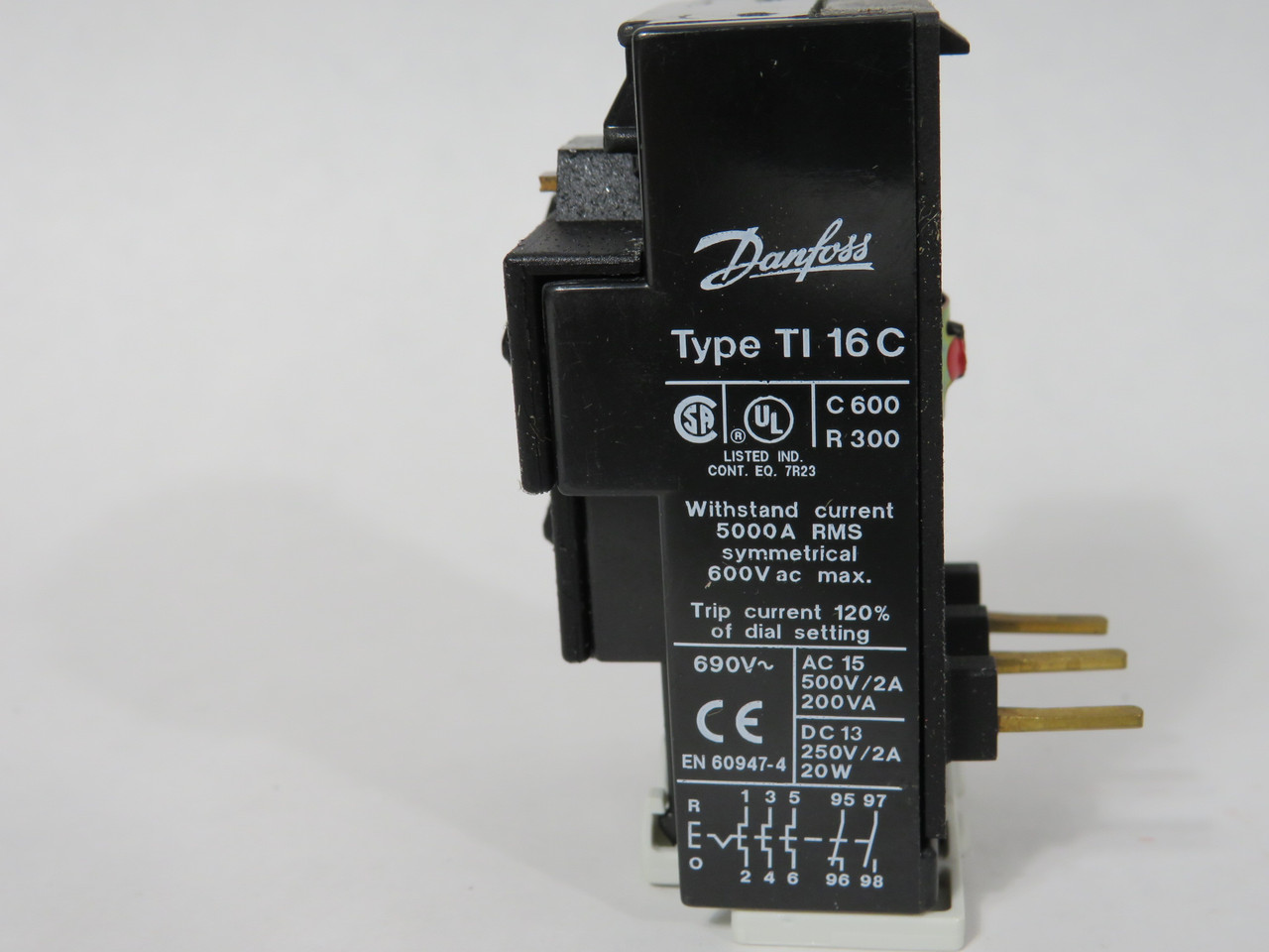 Danfoss 047H4205 TI 16C Thermal Overload Relay 0.85-1.3A Lot of 9 NEW