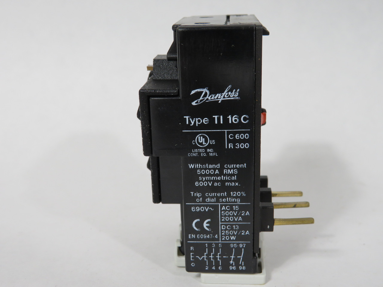 Danfoss 047H4209 TI 16C Thermal Overload DOL 4.0-6.2 Y/D 6.9-10.7A Lot of 6 NEW