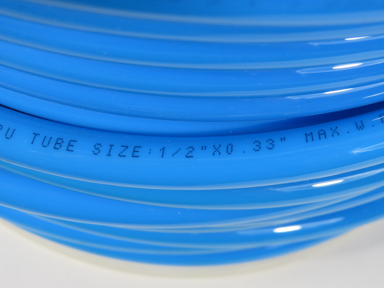 Generic PU1/2-100M-BLUE Polyurethane Tubing 1/2" x 0.33" 1.0 MPa 83m L Blue NEW