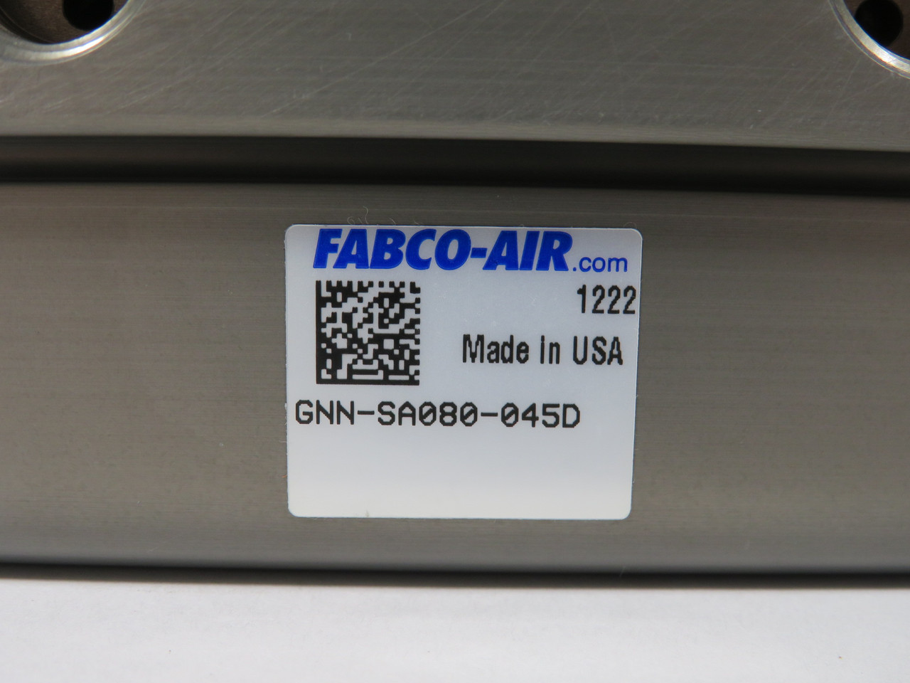 Fabco-Air GNN-SA080-045D Double-Acting Air Cylinder 80mm Bore 45mm Stroke NOP