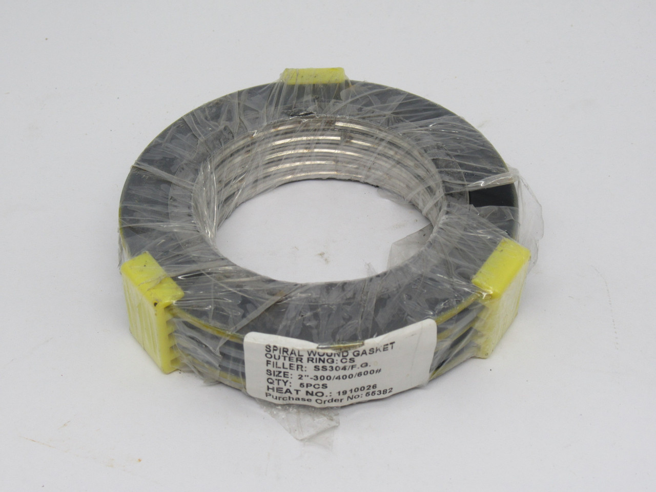 Durlon ASME B16.20-2" 300/400/600 Spiral Wound Gasket SS304/F.G. 2" 5-Pack NEW