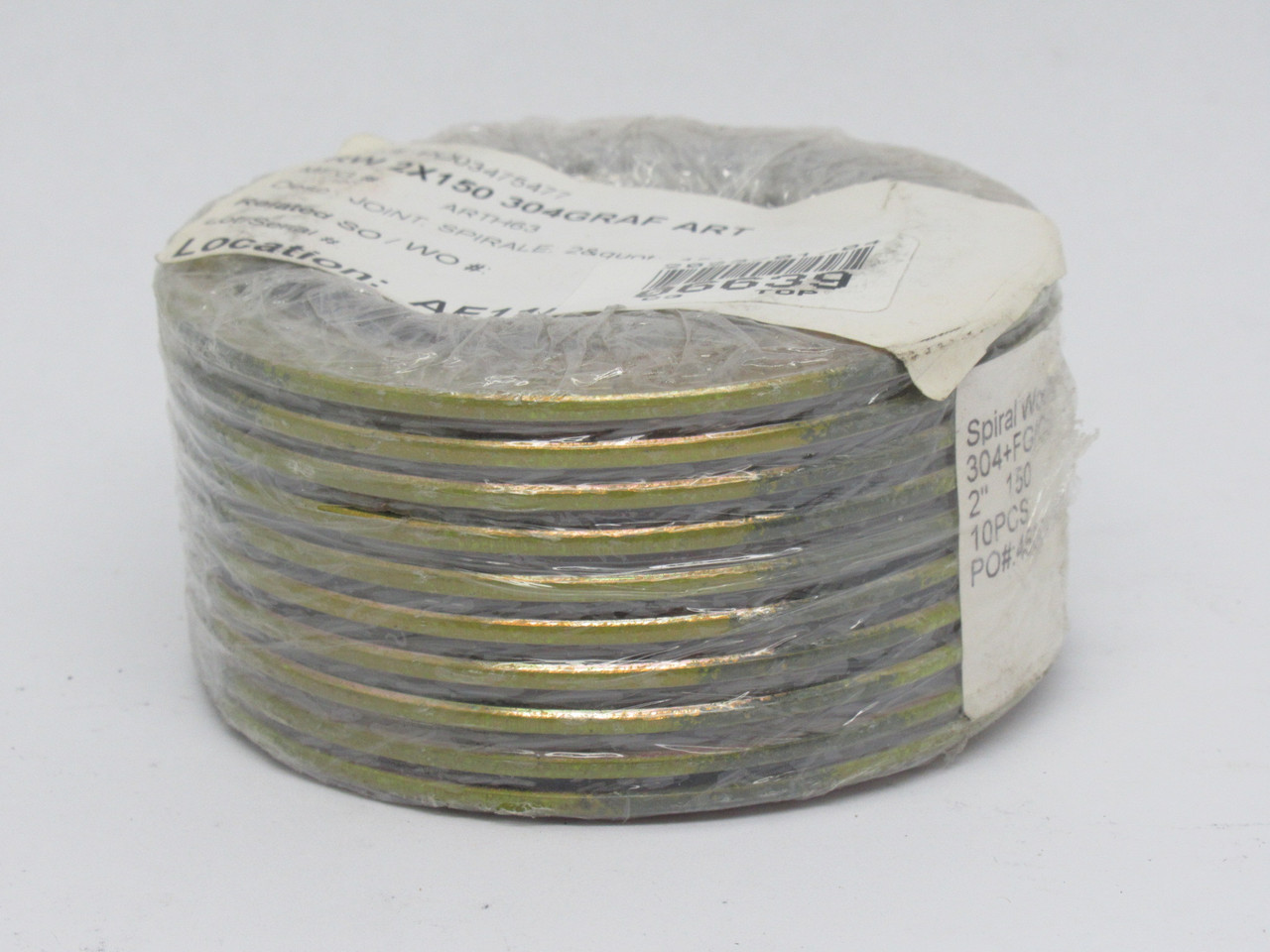 Canflex ASME B16.20-2X150 Spiral Wound Gasket 304+FG/CS 2" *10-Pack* NEW