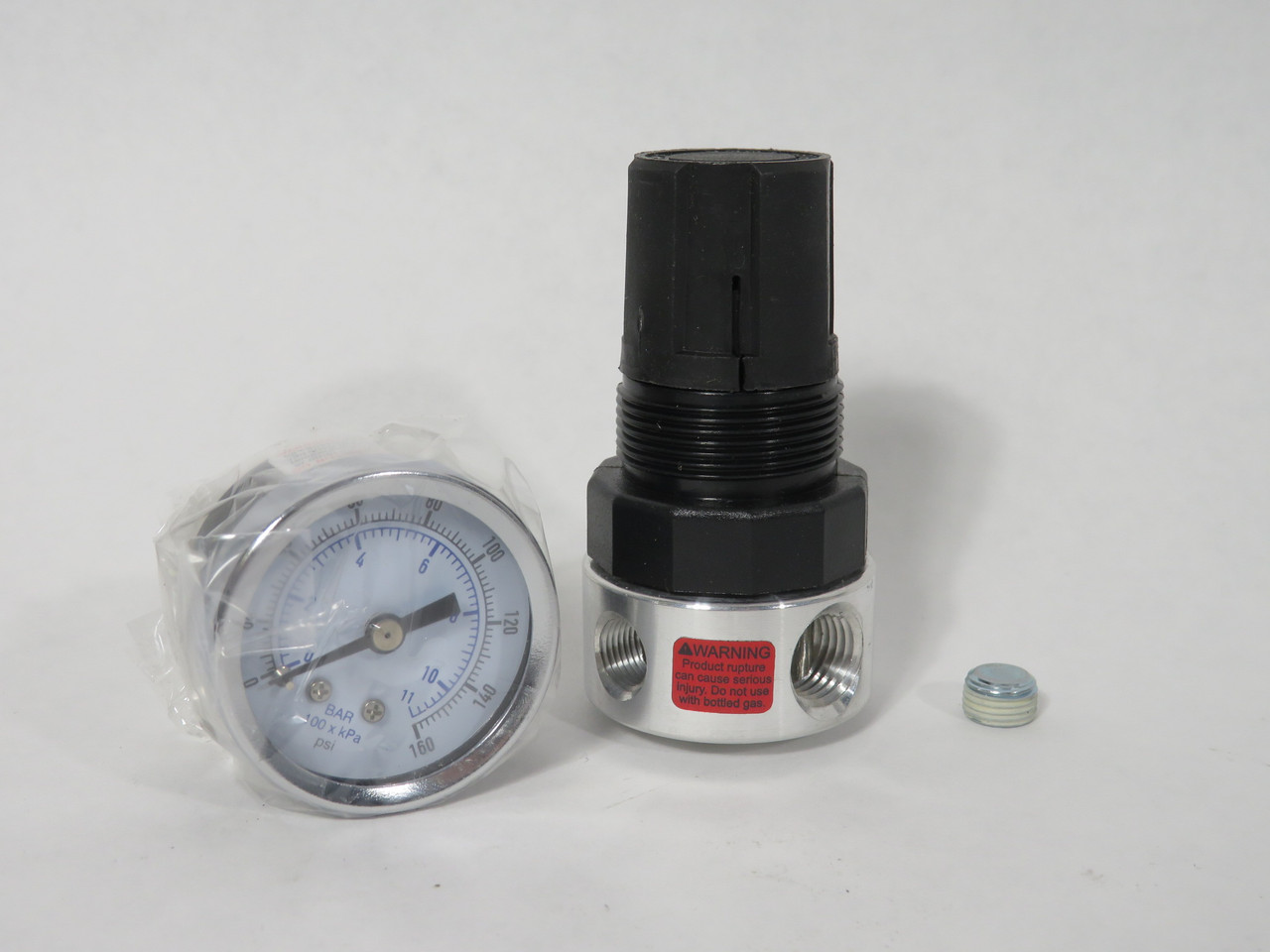 Parker Watts R374-02CG Pressure Regulator 1/4" NPT 2-125 psig C/W Gauge NEW