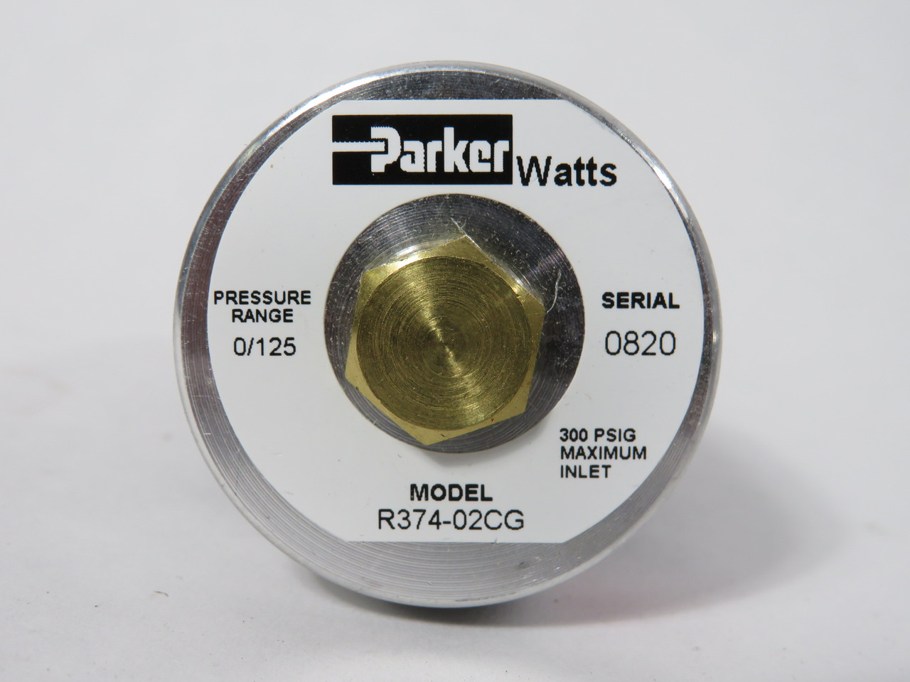 Parker Watts R374-02CG Pressure Regulator 1/4" NPT 2-125 psig C/W Gauge NEW