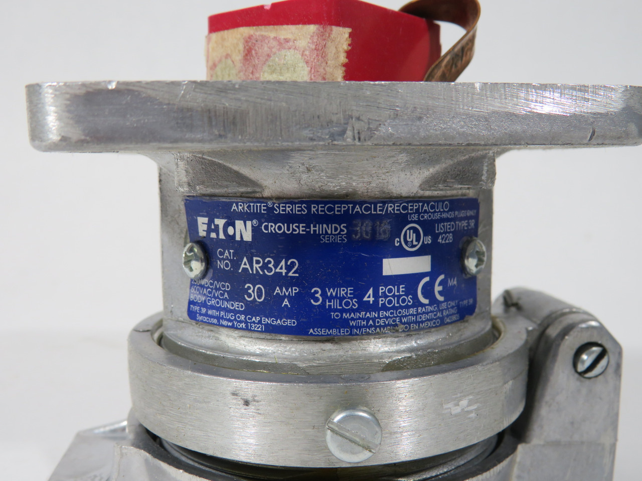 Eaton Crouse-Hinds AR342 Arktite AR Receptacle 30A 600VAC/250VDC BOX DAMAGE NEW