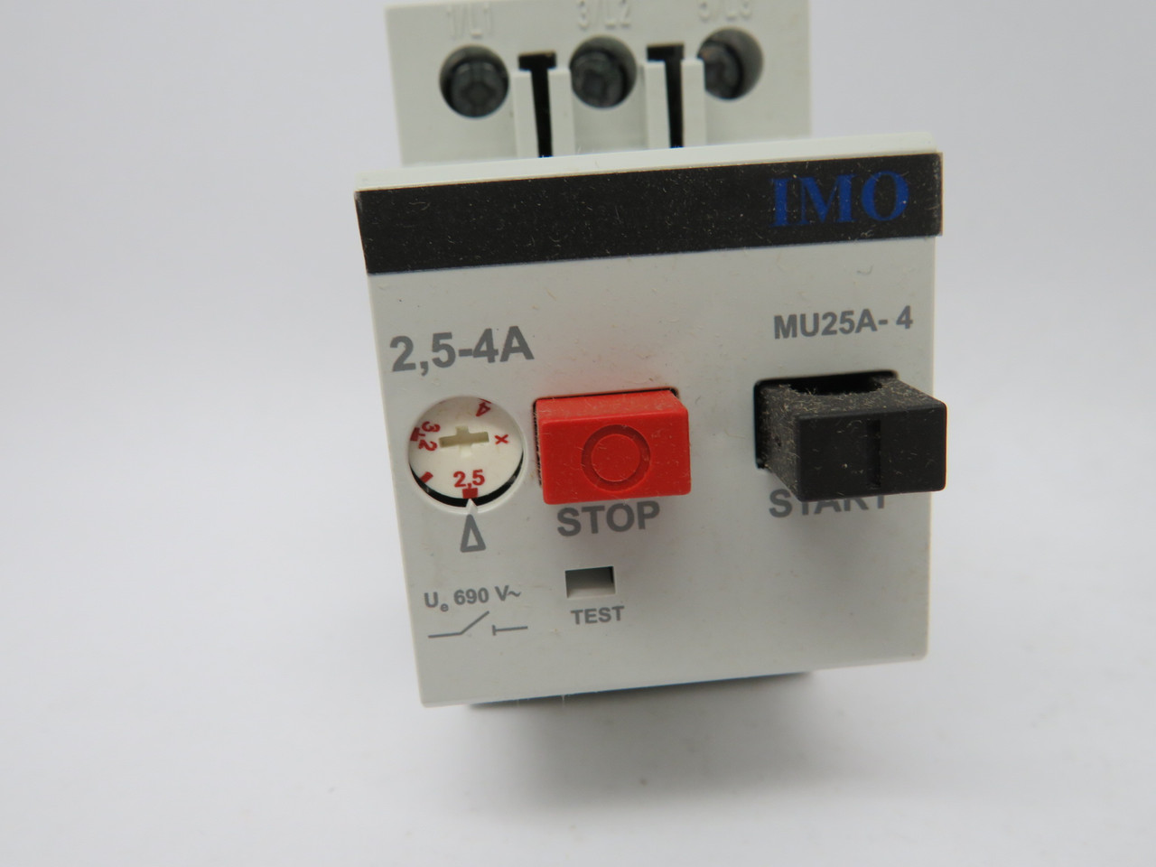 IMO MU25A4.00 Manual Motor Starter 2.5-4A SHELF WEAR/BOX DAMAGE NEW