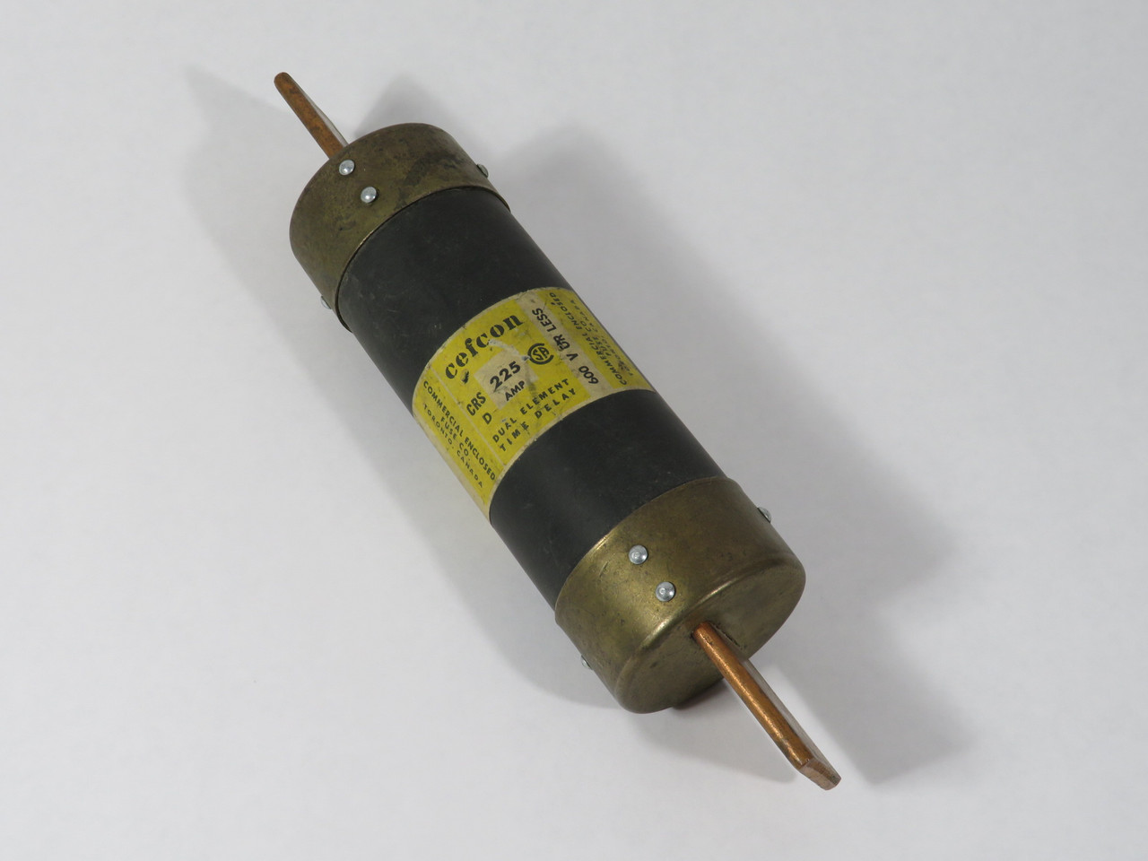 Cefcon CRS-225 Dual-Element Time-Delay Fuse 225A 600V USED