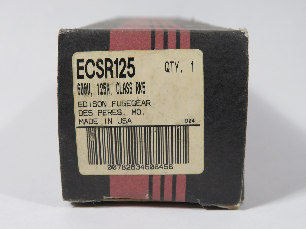 Bullet ECSR-125 Dual-Element Time-Delay Fuse 125V 600V BOX DAMAGE NEW