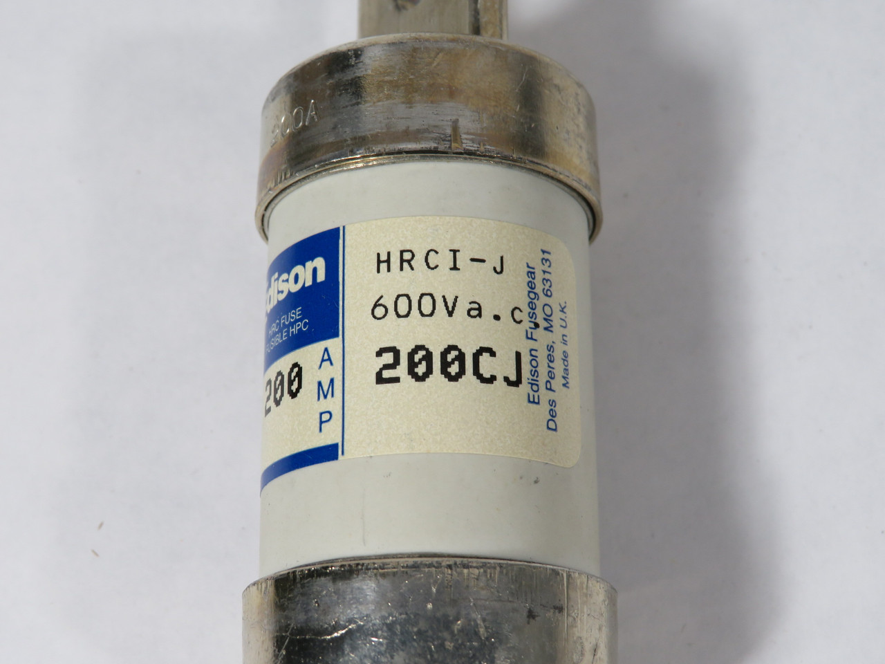 Edison 200CJ Fast-Acting HRCI-J Fuse 200A 600V BOX DAMAGE NEW