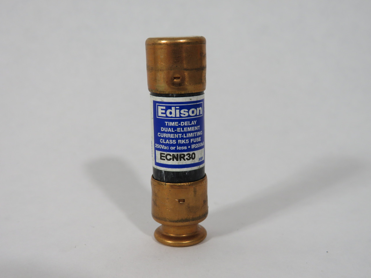 Edison ECNR30 Dual-Element Time-Delay Fuse 30A 250VAC 125VDC Lot of 10 USED