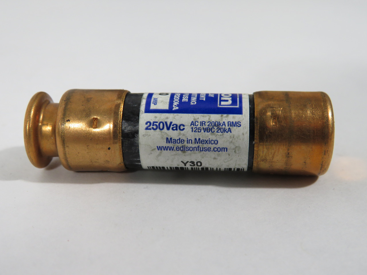 Edison ECNR30 Dual-Element Time-Delay Fuse 30A 250VAC 125VDC Lot of 10 USED