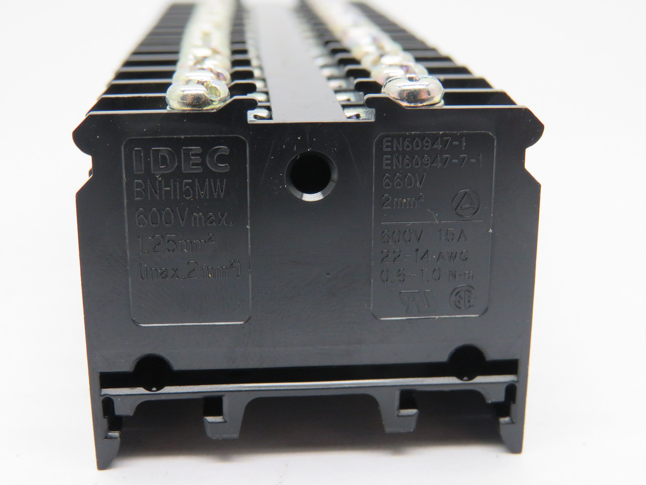 IDEC BNH15MW Terminal Block 600V 1.25mm Lot of 15 NEW