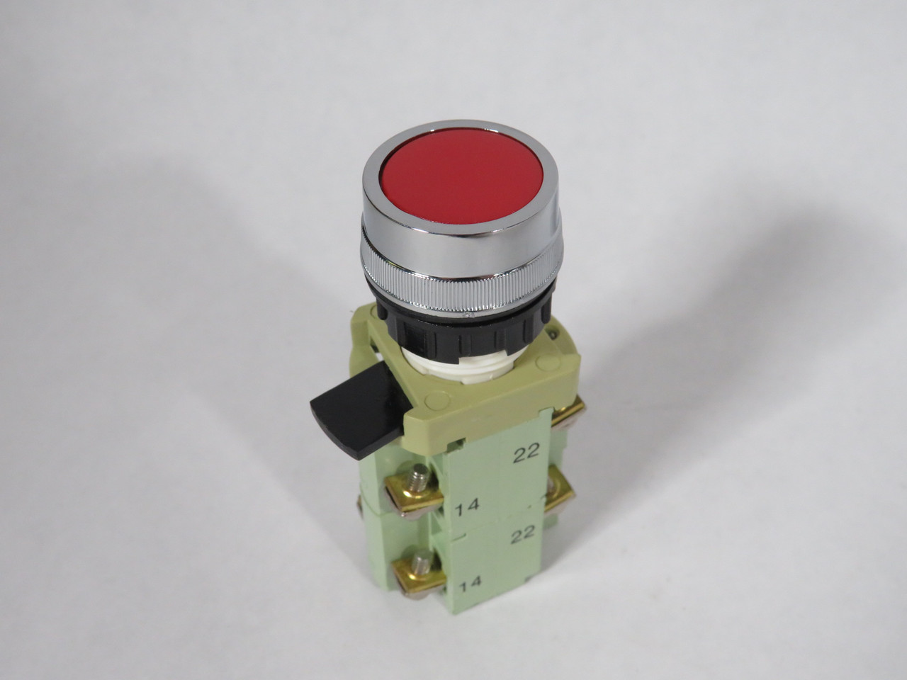 Generic Momentary 22.5mm Red Push Button 2NO 2NC 10A 250VAC 7.5A 380VAC NOP