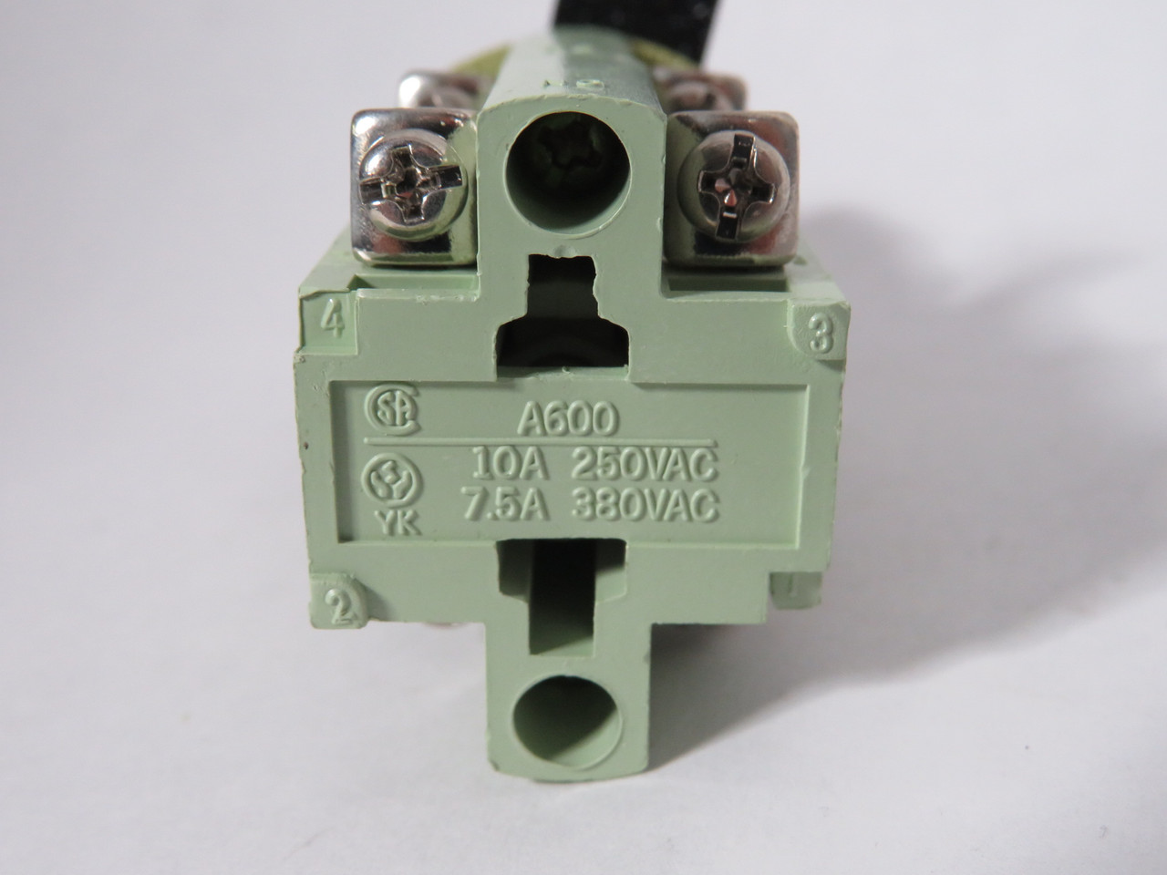 Generic Momentary 22.5mm Red Push Button 2NO 2NC 10A 250VAC 7.5A 380VAC NOP