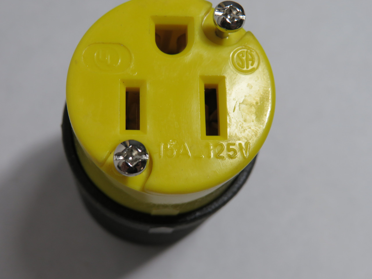 Pass & Seymour 5269-XCN Straight-Blade Connector 15A 125V 3W 2P NEMA 5-15R NEW