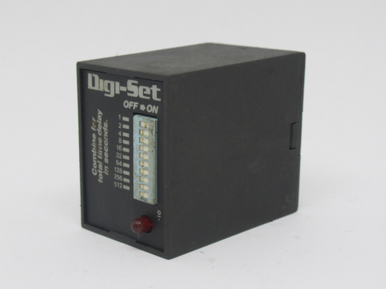 SSAC TDM120AL Digi-Set Time Delay Relay 1-1023s 120VAC 8-Pin USED