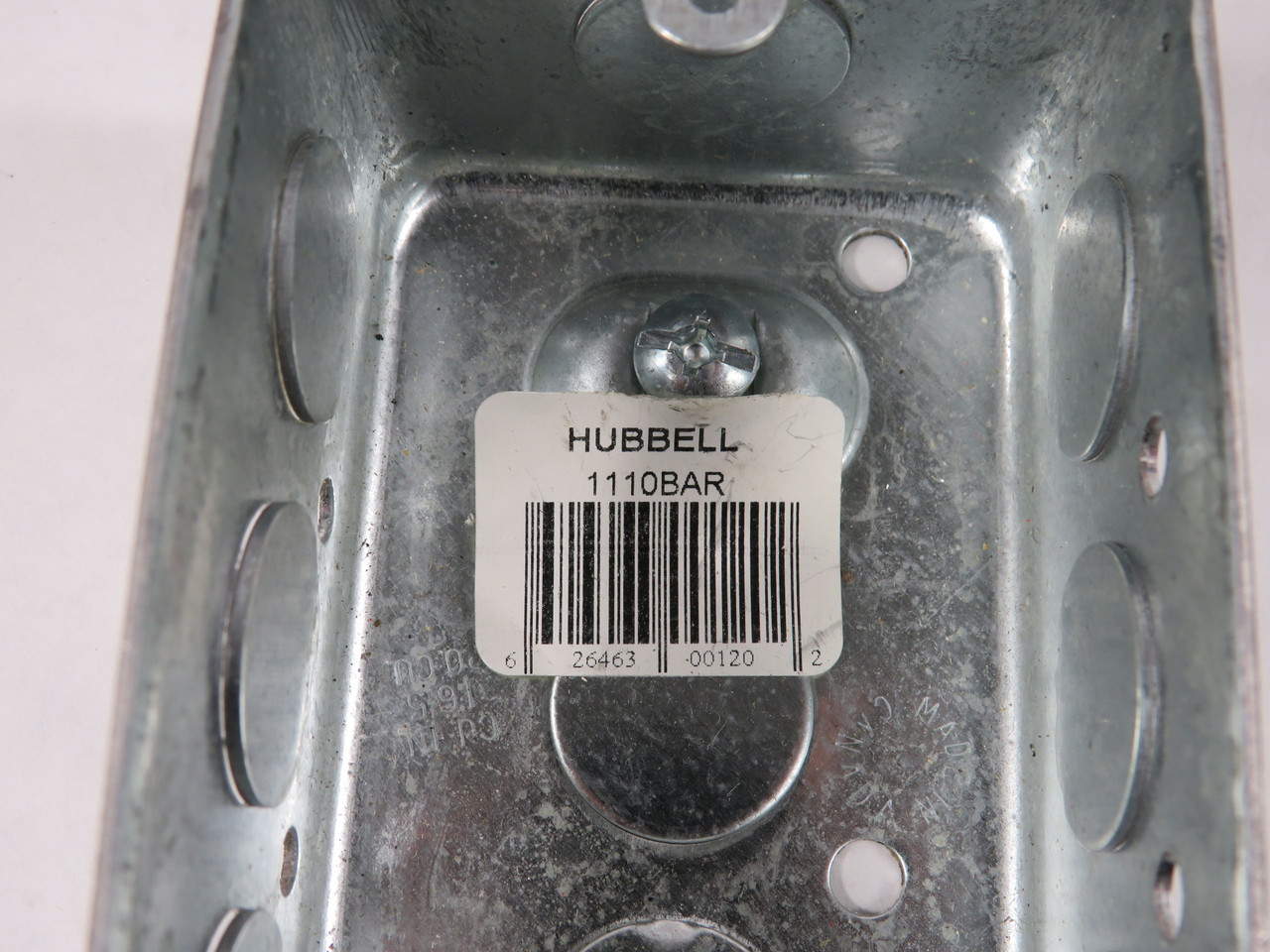 Hubbell 1110BAR Outlet Box 4" x 2-1/2" x 1-7/8" NOP