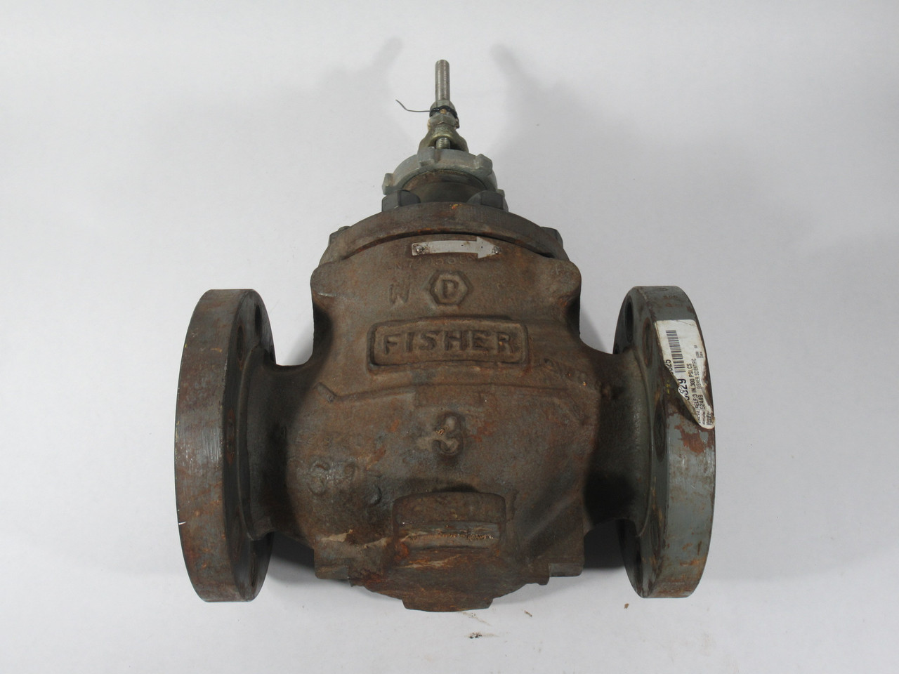 Fisher ED Globe-Style Control Valve Body CL300 3" C/W Whisper Trim I RUST USED