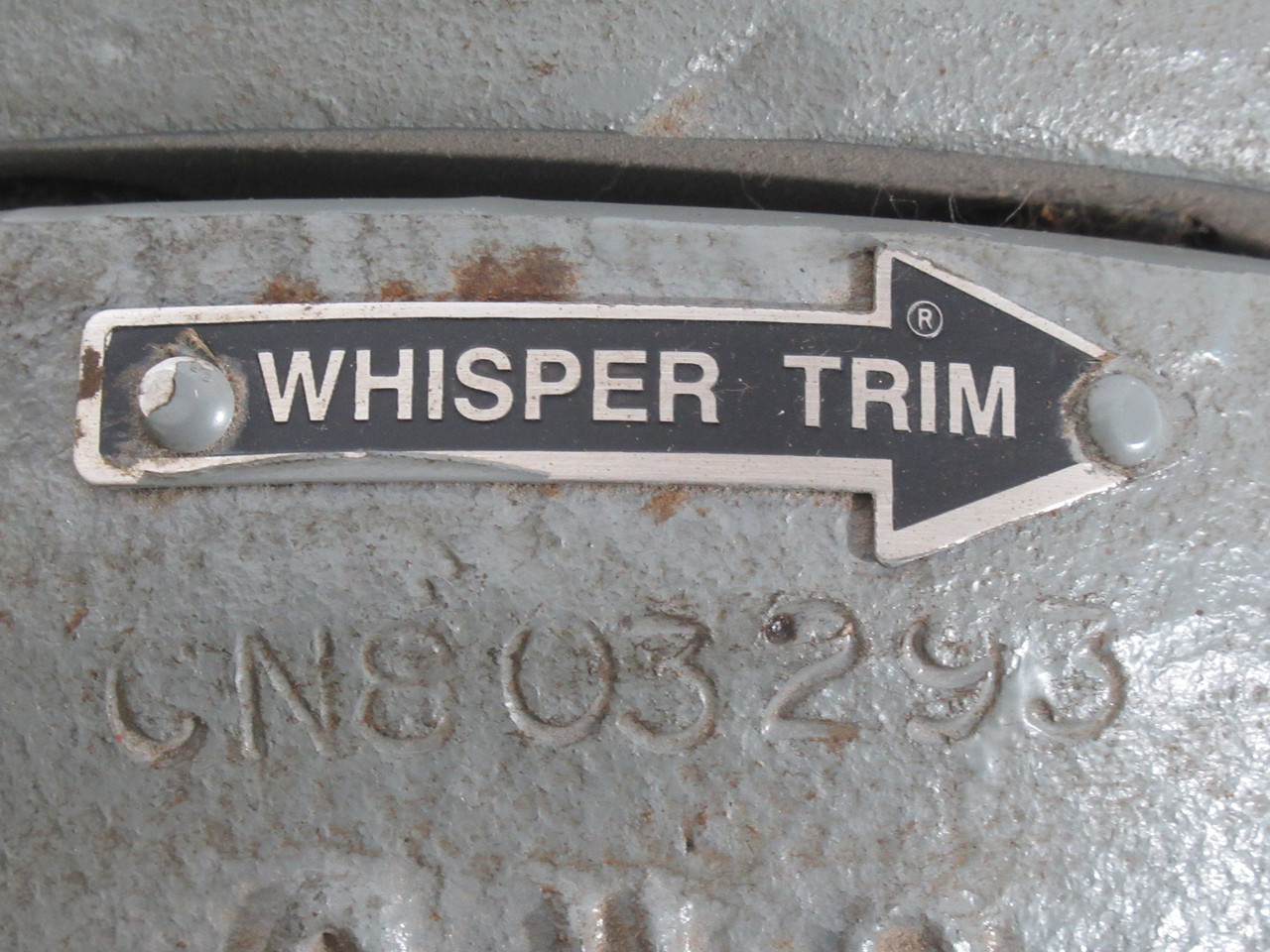 Fisher ED Globe-Style Control Valve Body CL300 3" C/W Whisper Trim I RUST NOP