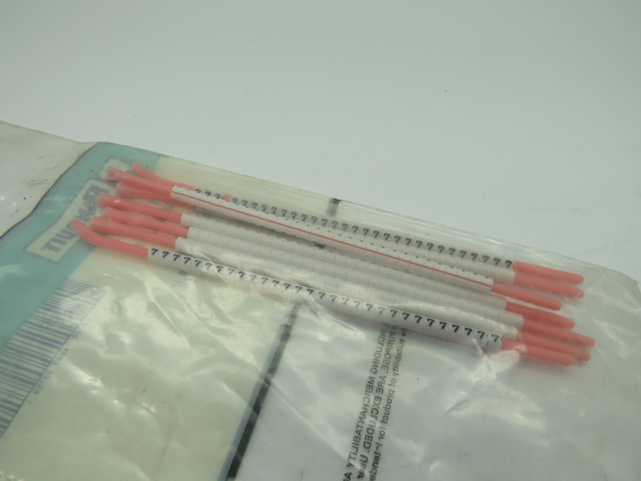 Panduit PCA11-7 Clip On Wire Marker "7" 7 Wands .110-.130" Open Bag NWB