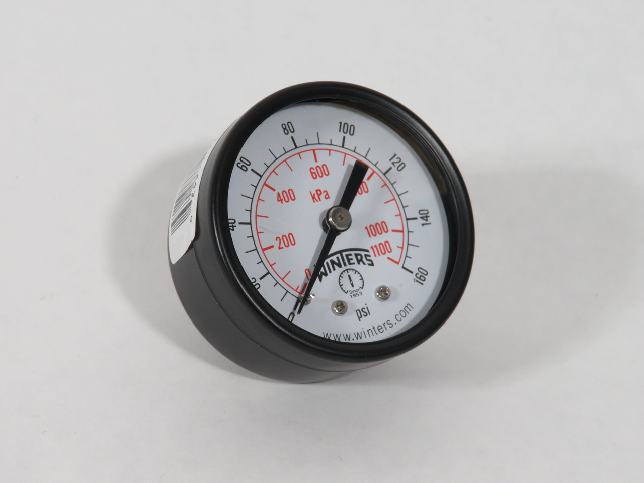 Winters PEM1408 Dry Pressure Gauge 0-160 psi/kPa 2" D 1/8" NPT Back Mount NEW
