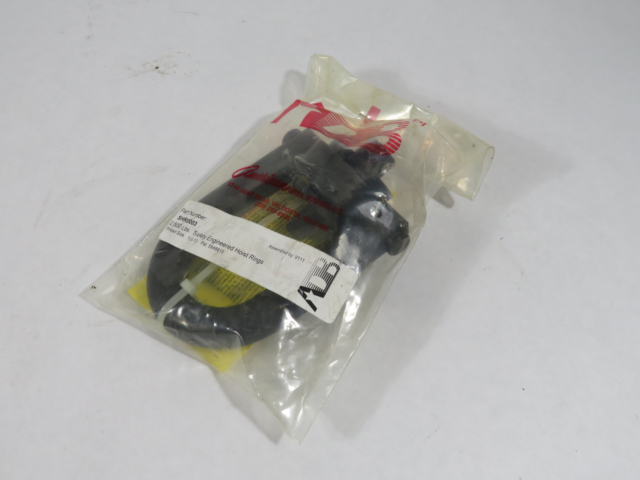 American Drill Bushing SHR0003 Hoist Ring 1/2-13 Thread 2500lb NWB