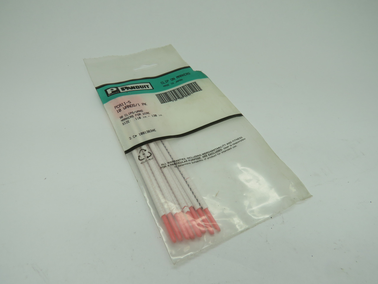 Panduit PCA11-5 Clip On Wire Marker "5" 8 Wands .110-.130" Open Bag NWB