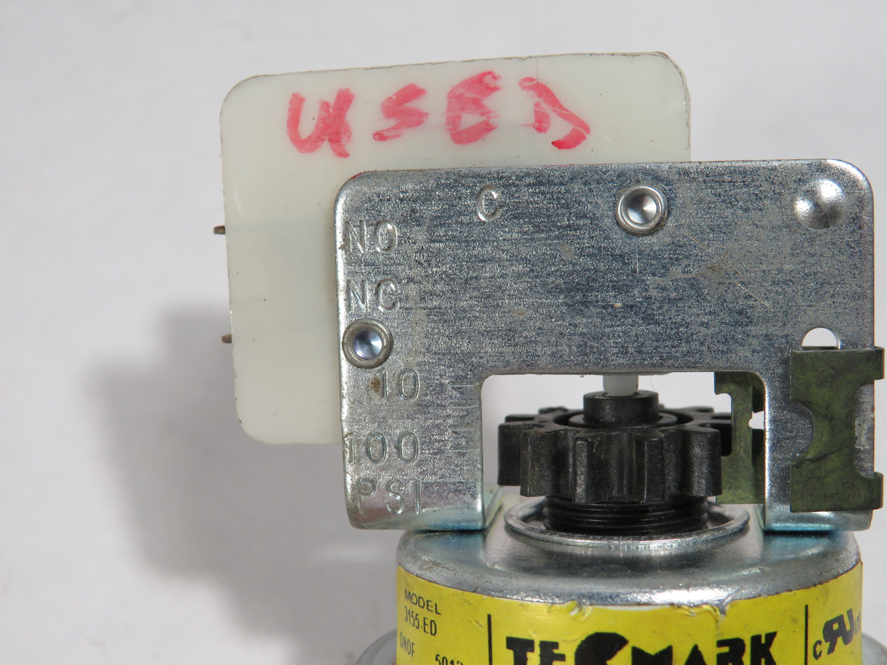 Tecmark 3155-ED Pressure Switch NO/NC 10/100 psi USED
