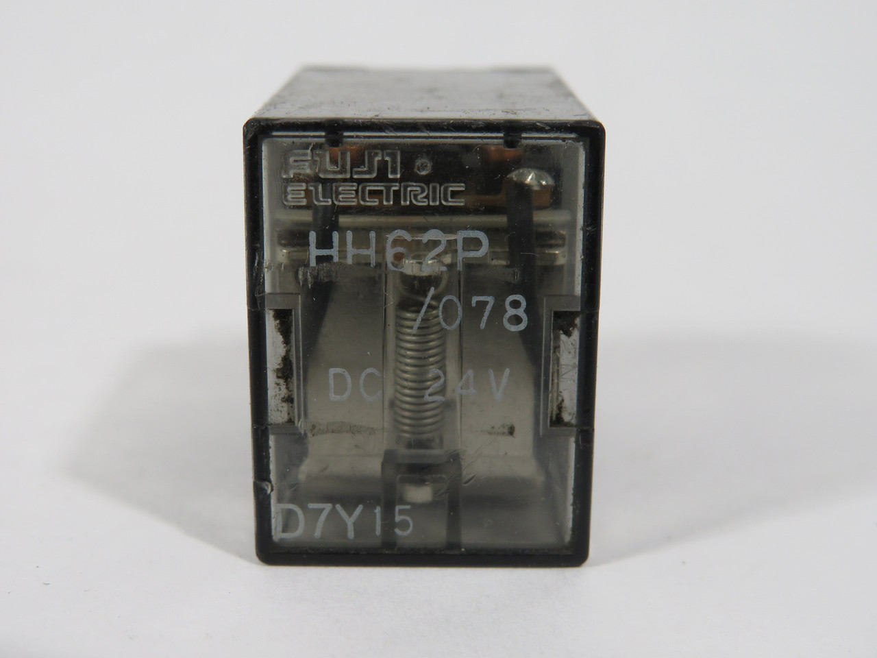 Fuji Electric HH62P-DC24V Miniature Power Relay 24VDC 10A 8-Blade USED