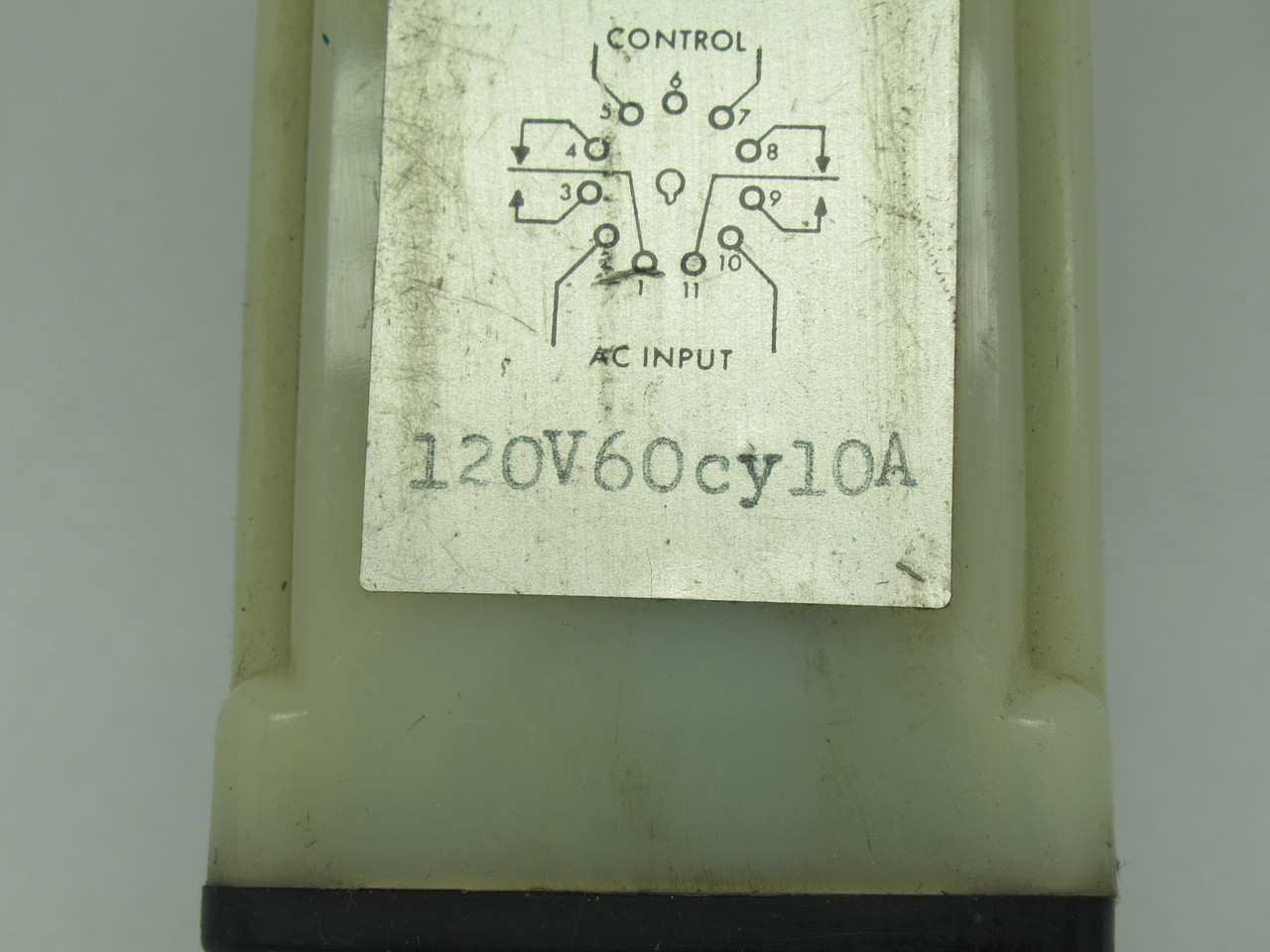 Agastat 9822B12F Time Delay Relay 6-180sec 120VAC 60Hz 10A 11-Pin USED