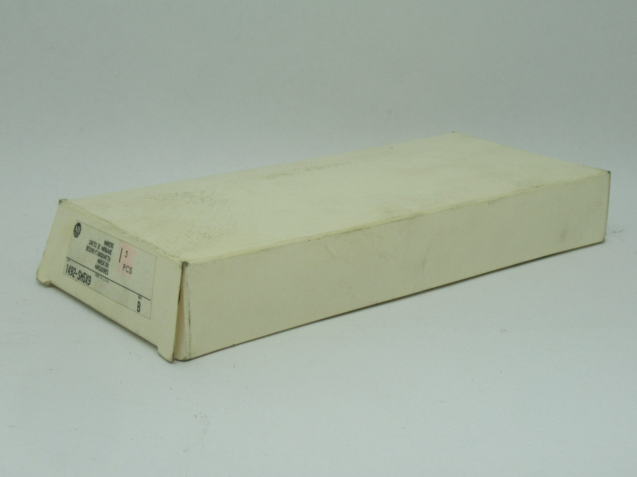 Allen-Bradley 1492-SM5X9 Ser.B Terminal Block Marker Card 5x9mm *5-Pack* NEW