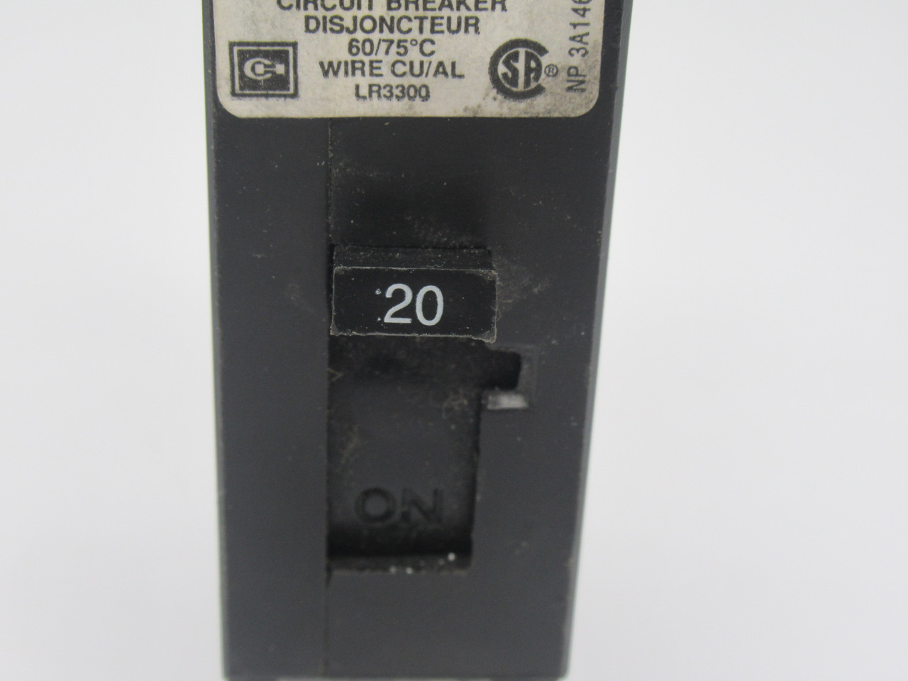 Cutler-Hammer GBH1020 Circuit Breaker 20A 347VAC 1-Pole USED