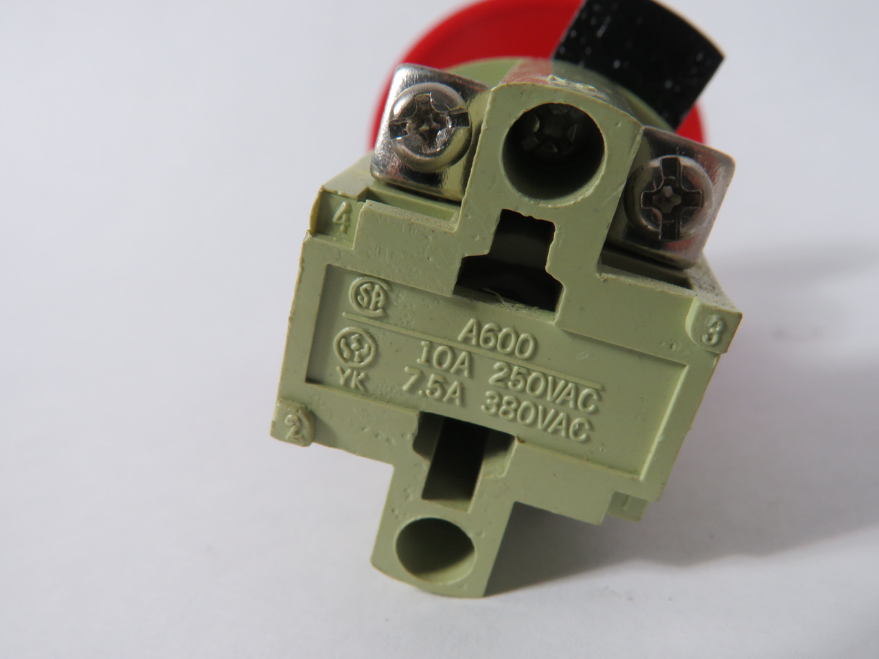 Generic 50mm Mushroom Momentary Push Button Switch 1NO 1NC Shelf Wear NOP