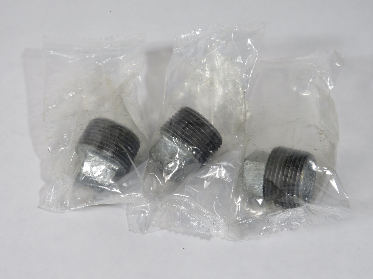 Aqua-Dynamic 5511-804 Galvanized Head Plug 3/4" Lot of 3 NWB