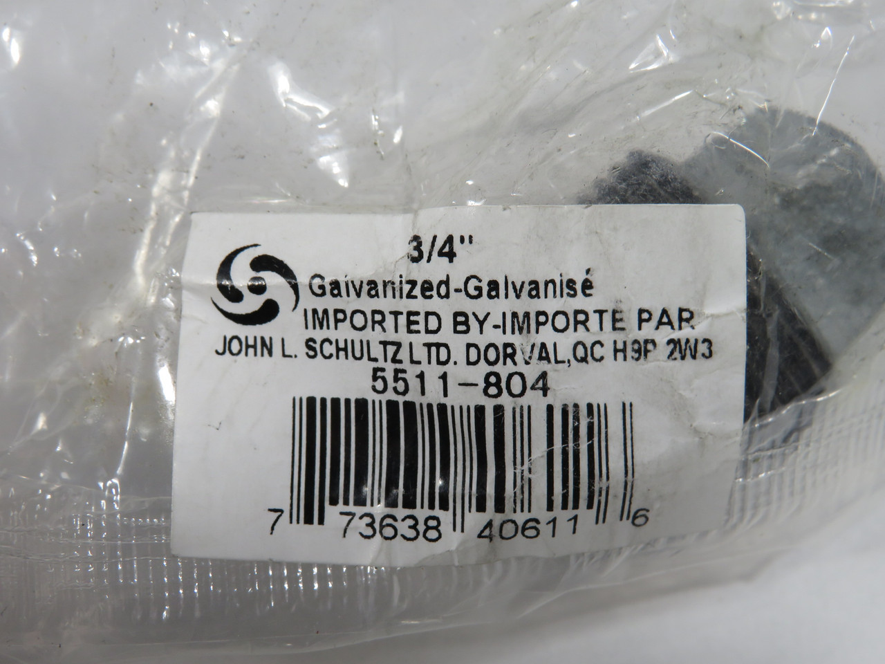 Aqua-Dynamic 5511-804 Galvanized Head Plug 3/4" Lot of 3 NWB