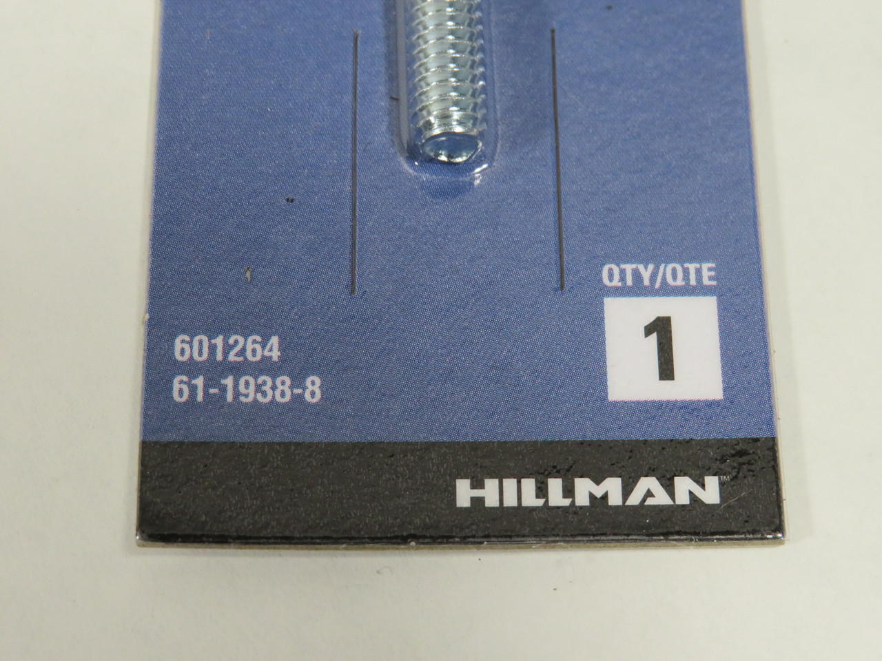 Hillman 601264 Zinc-Plated Eye Bolt 1/4" x 2" Lot of 4 NEW
