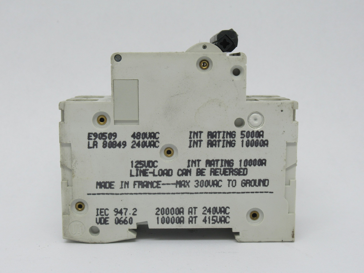 Merlin Gerin 17446 C60N Circuit Breaker 15A 480VAC 2-Pole USED