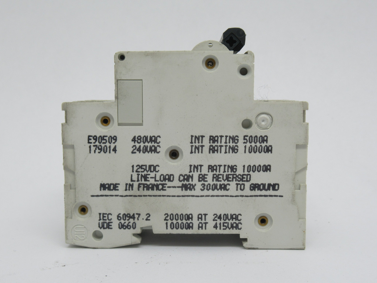 Merlin Gerin 24445 C60N Circuit Breaker 4A 480VAC 2-Pole USED