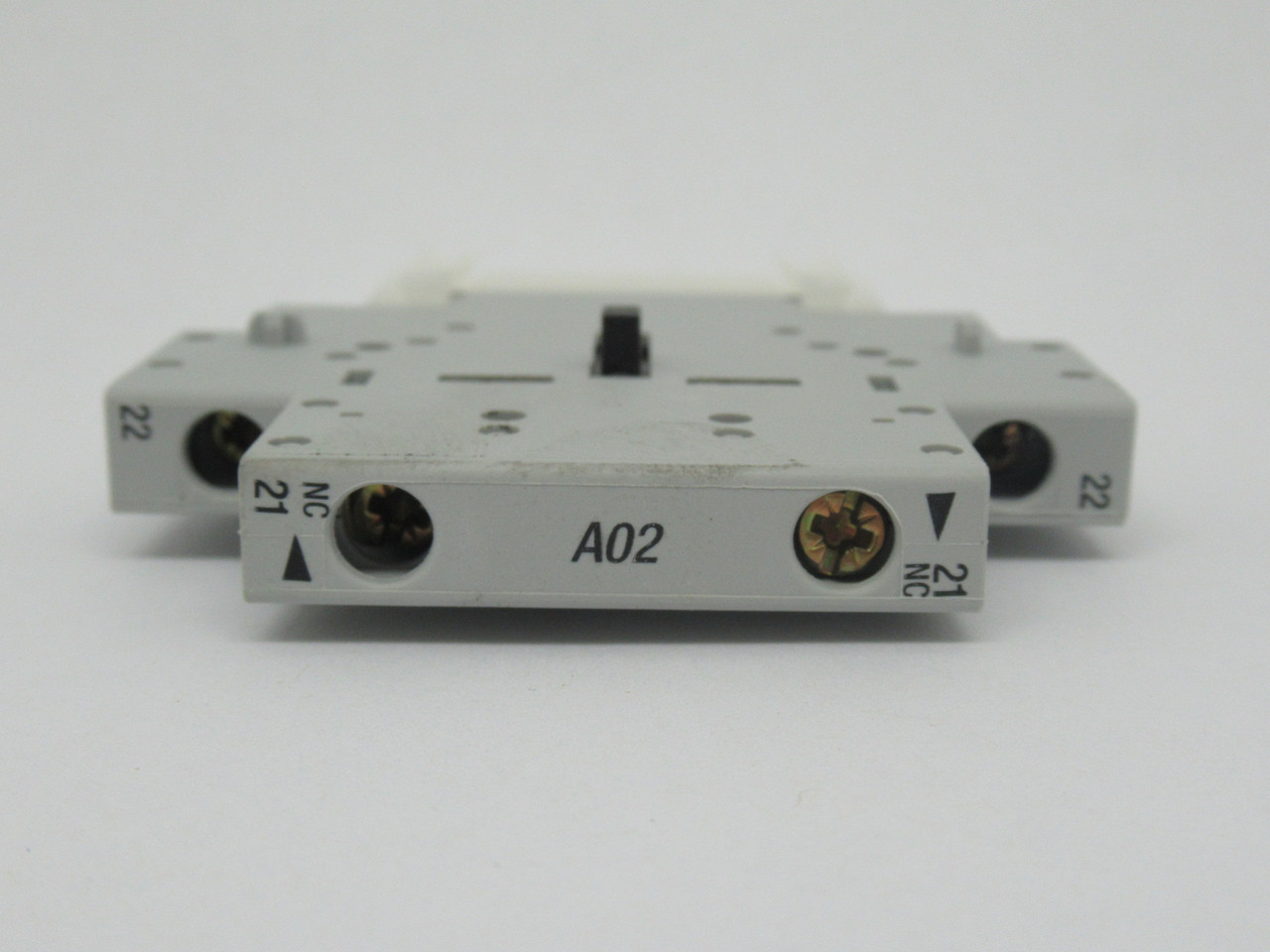 Allen-Bradley 100-MCA02 Ser.A Mechanical/Electrical Interlock 2P 2NC NEW