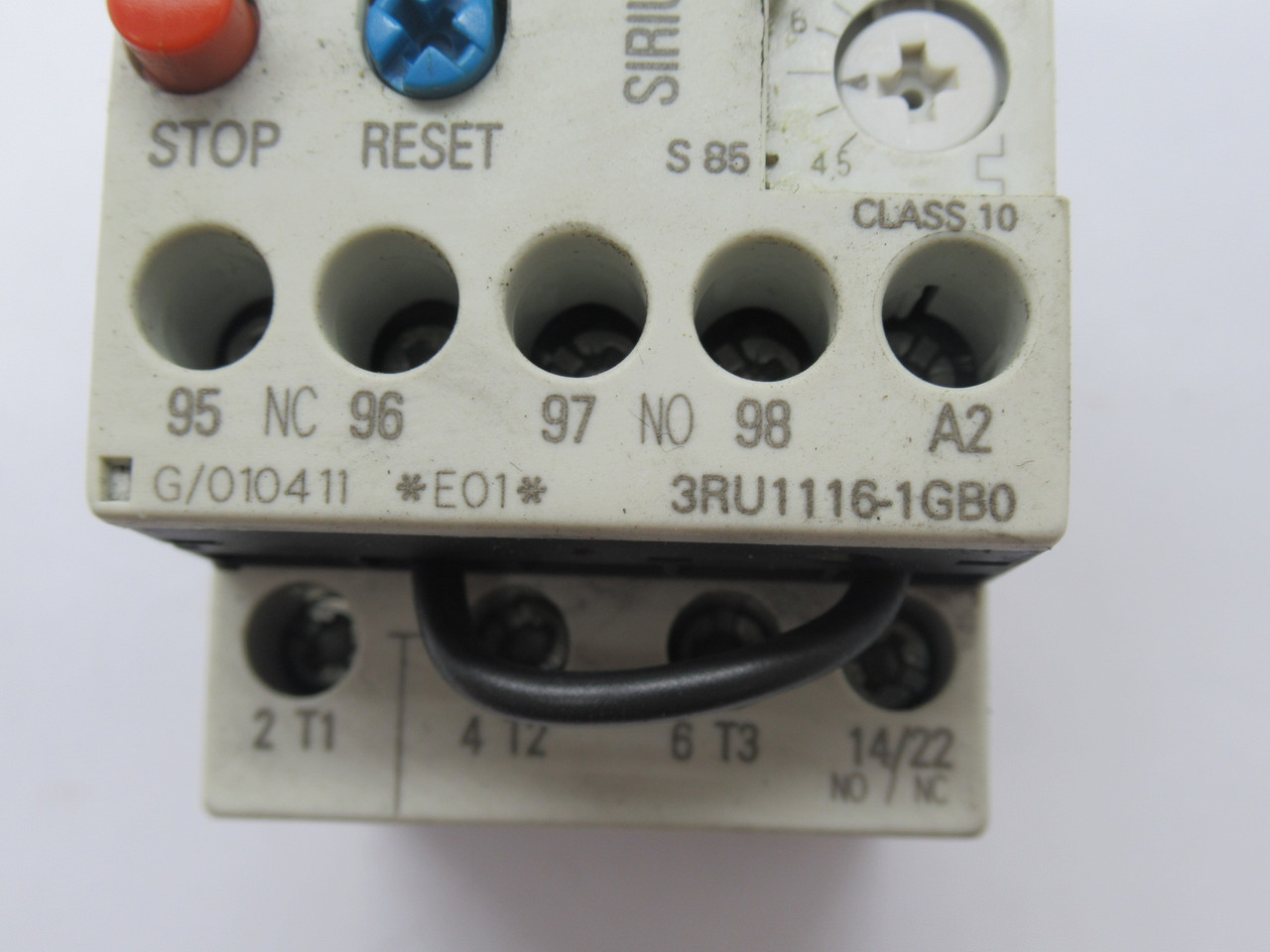 Siemens 3RU1116-1GB0 Overload Relay 4.5-6.3A 690V USED