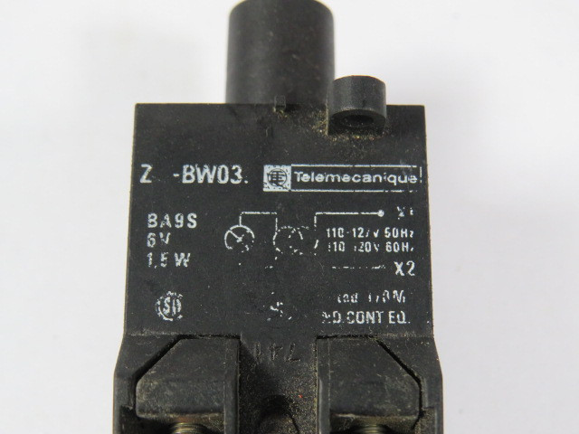 Telemecanique Z-BW03 Light Module 110-127V 50/60HZ 6V 1.5W USED
