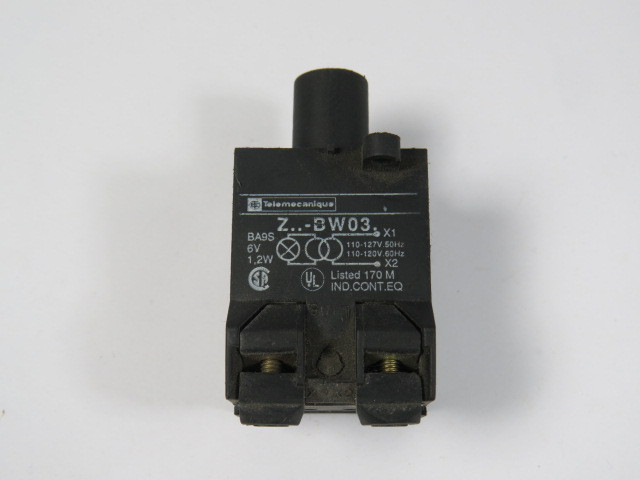 Telemecanique Z-BW03 Light Module No Mounting Base USED