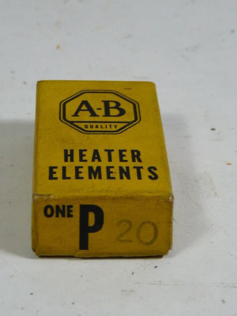 Allen-Bradley P20 Heater Element for Overload Relay BOX DAMAGE NEW