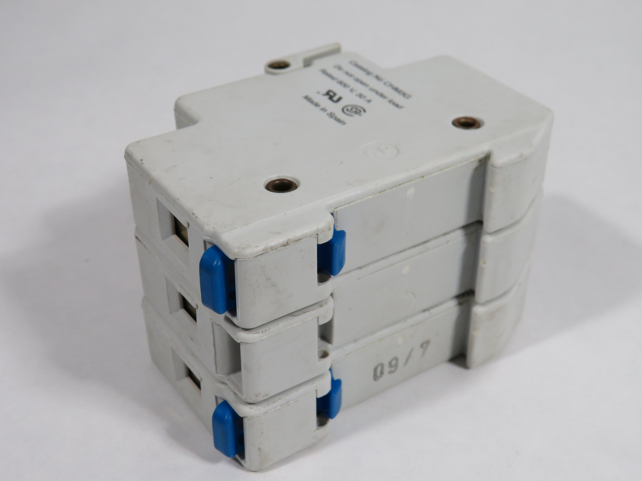 Bussmann CHM3G Fuse Holder 30A 600V 3 Pole USED