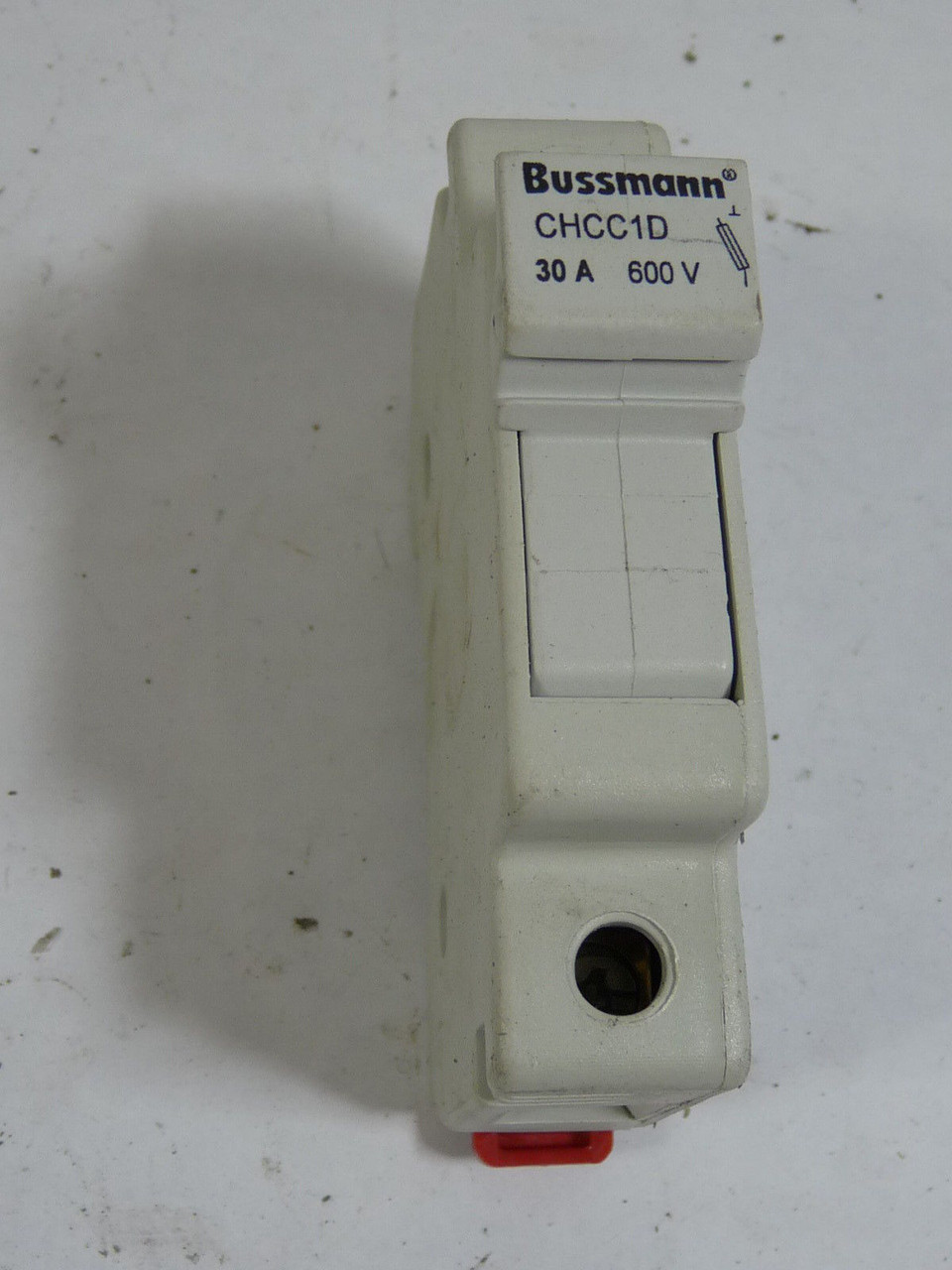 Bussmann CHCC1D Fuse Holder 30A 600V 1-Pole 10X38mm USED