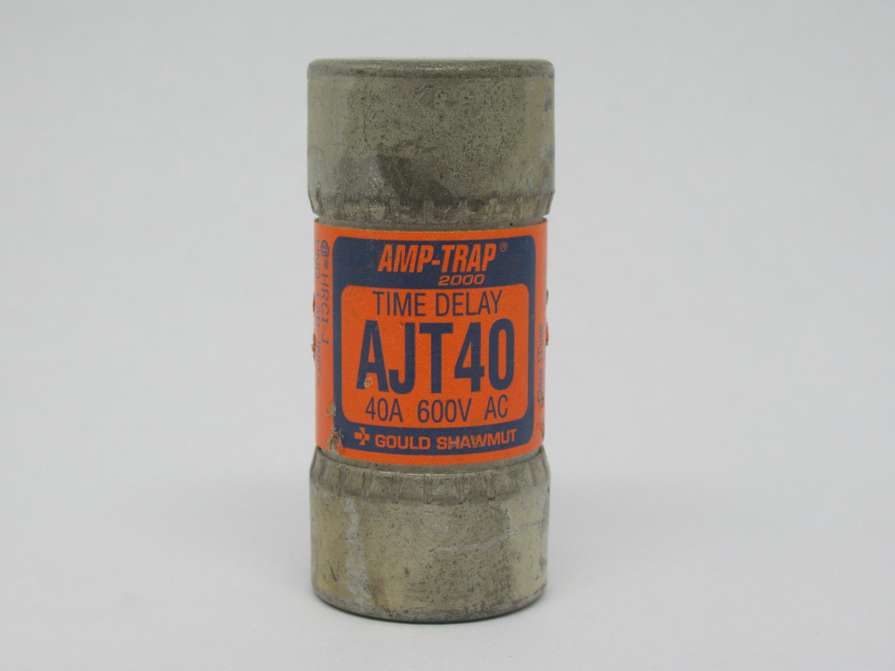 Gould Shawmut AJT40 Time Delay Fuse 40A 600VAC USED