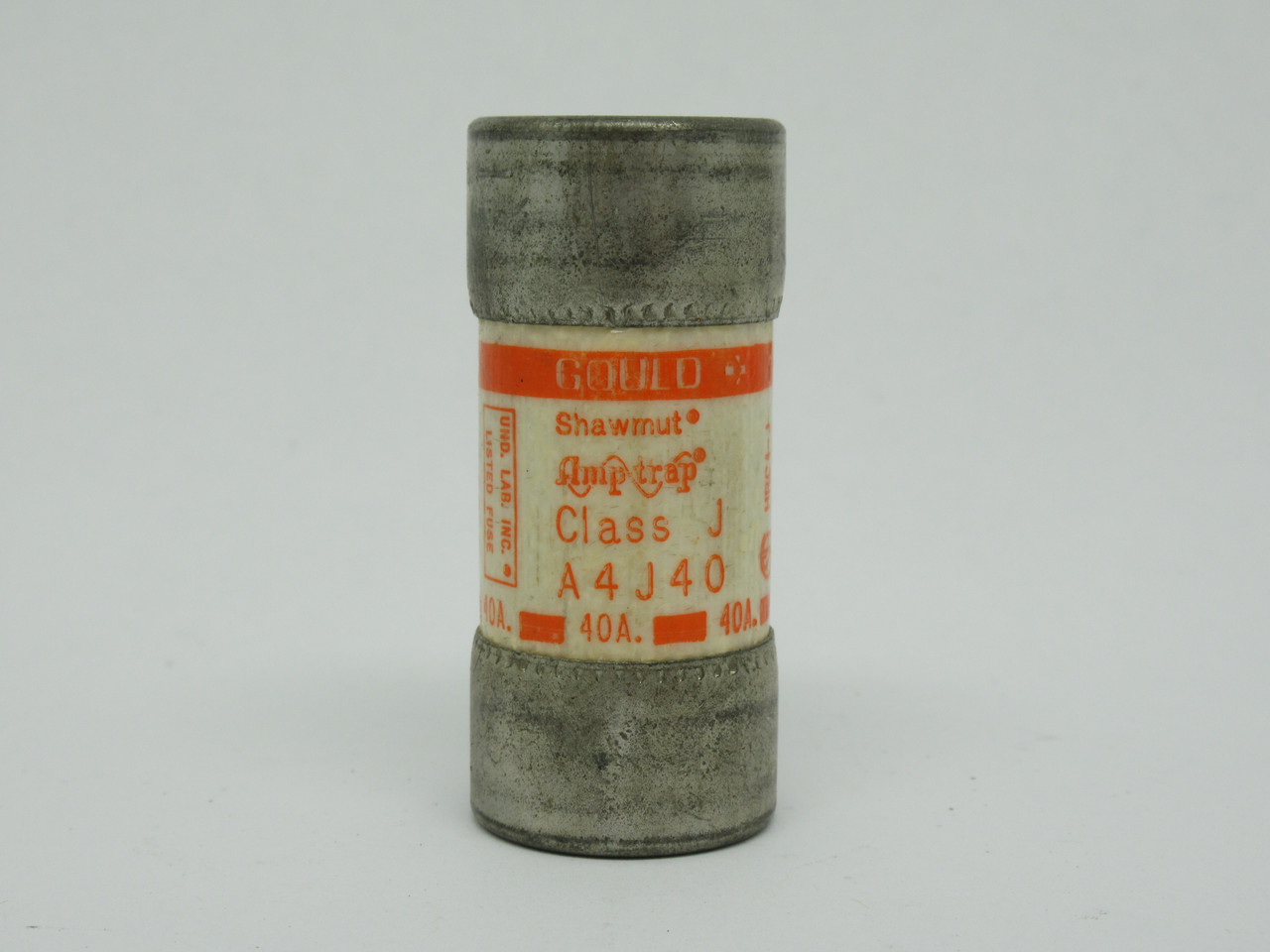 Gould Shawmut A4J40 Amp-Trap Current Limiting Fuse Class J 40A 600VAC USED