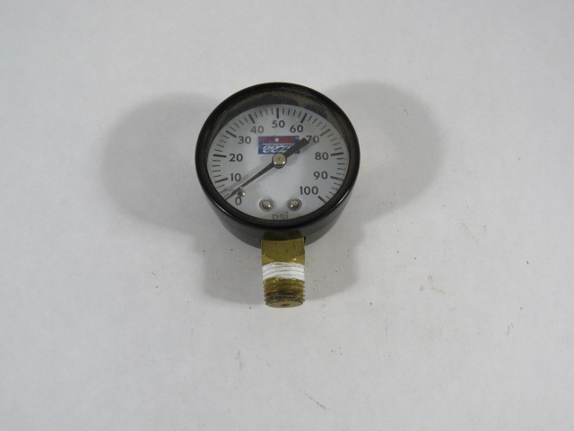 Plumb EEZE 0-100PSI Bottom-Mount Pressure Gauge USED