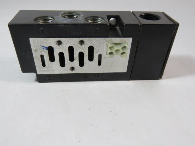 Parker PS351115CP Sub-Base 3/8" Side PTS Terminal Black USED